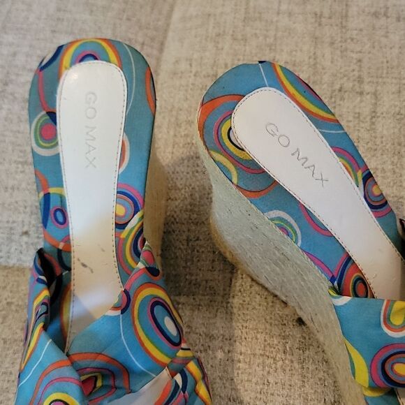 Y2K Go Max "Groovy" Espadrille wedges - Picture 5 of 7